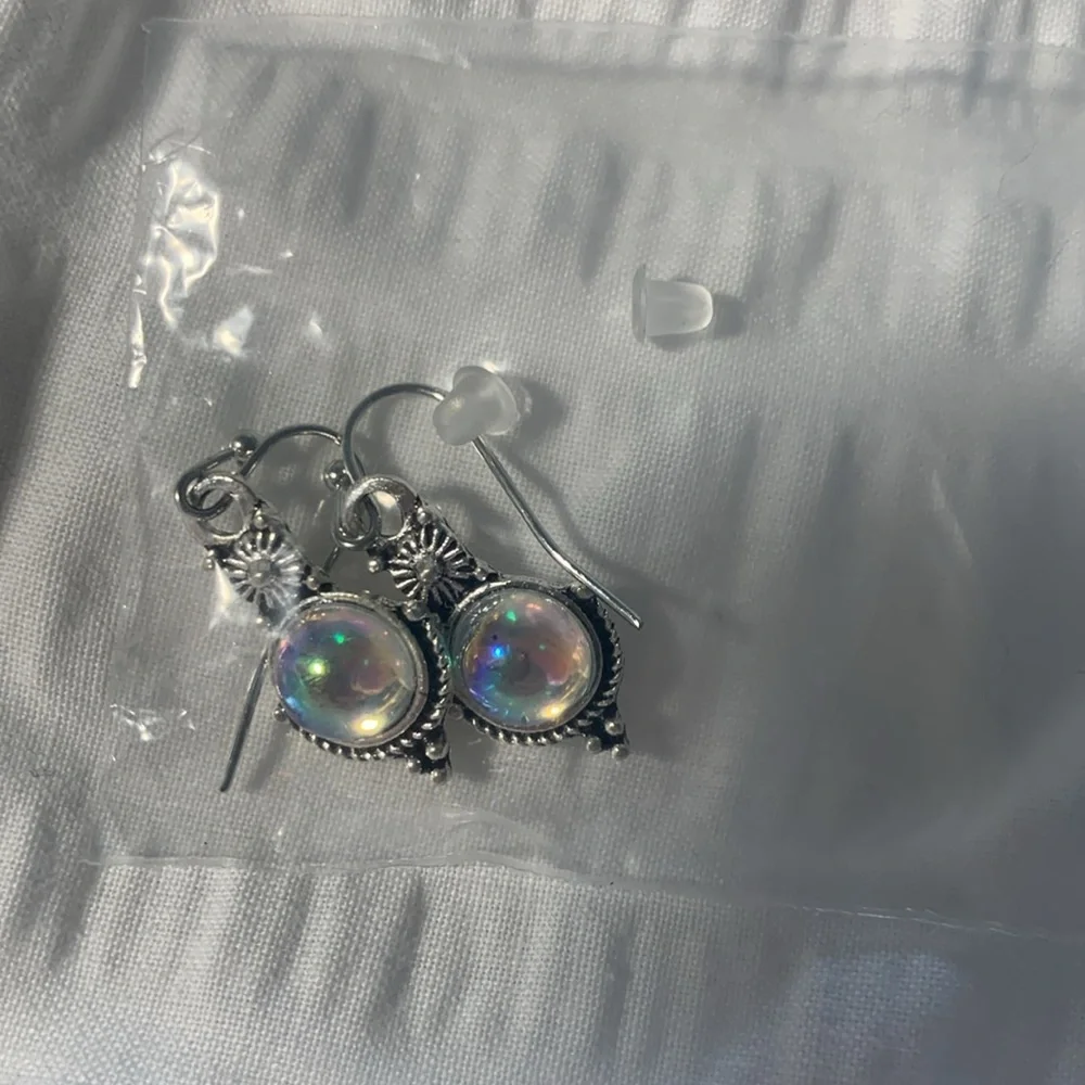 LAUREN by RALPH LAUREN cowl neck baby pink sweater, XL w/ brand new earrings - Picture 2 of 5